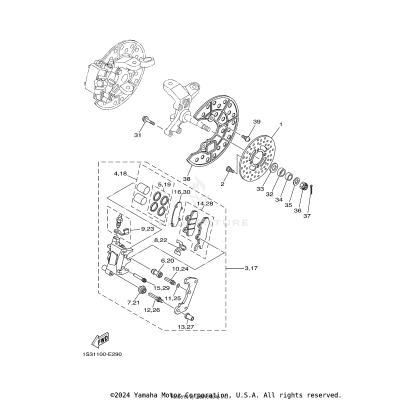 FRONT BRAKE CALIPER
