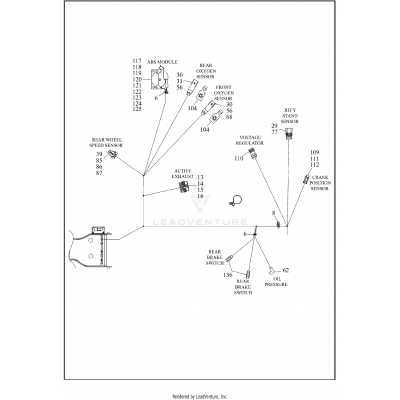 WIRING HARNESS, MAIN, ABS - FLHP (7 OF 8)