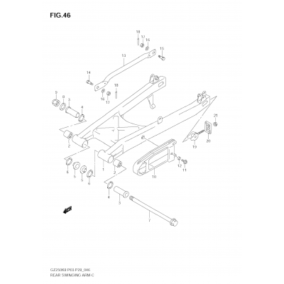 REAR SWINGING ARM