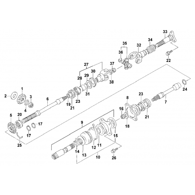 SECONDARY DRIVE ASSEMBLY