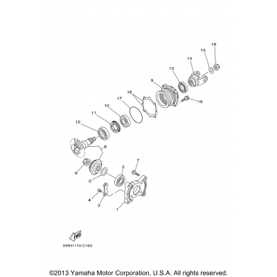 Middle Drive Gear