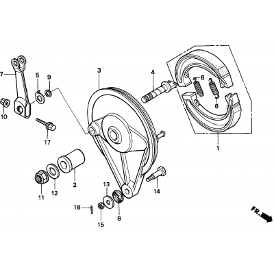 REAR BRAKE PANEL