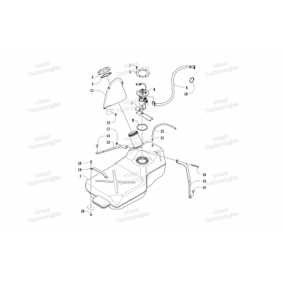 GAS TANK ASSEMBLY