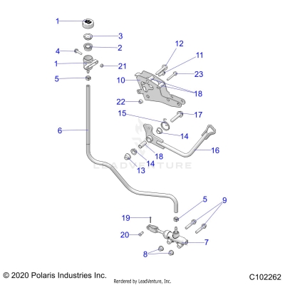 BRAKES, BRAKE PEDAL and MASTER CYLINDER - A25SVE95PG (C102262)