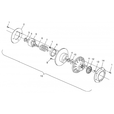 Driven Clutch 600 Xcr