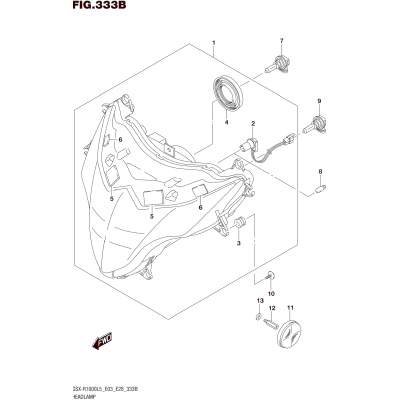 HEADLAMP (GSX-R1000L5 E28)