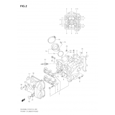 FRONT CYLINDER HEAD