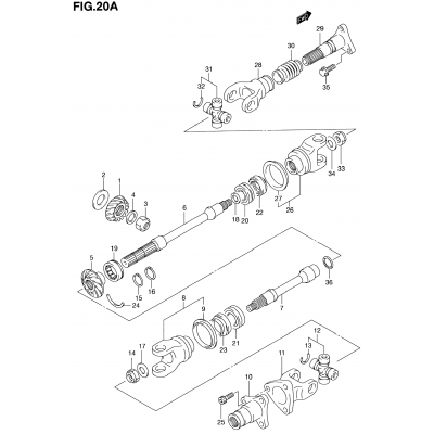 SECONDARY DRIVE (MODEL K1)