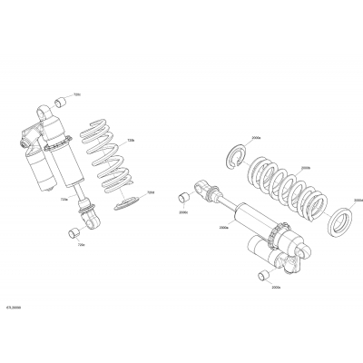 08- Suspension, Rear - Shocks - RE 3900 - SKU SELM