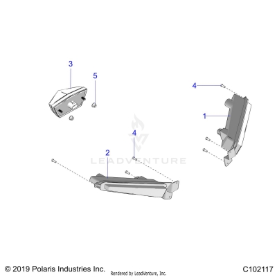 ELECTRICAL, HEADLIGHTS AND TAILLIGHT - A25HBA07B5/B7 (C102117)