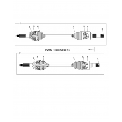 Drive Train, Rear Drive Shaft