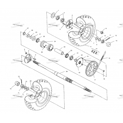 Rear Wheel Drive Assembly