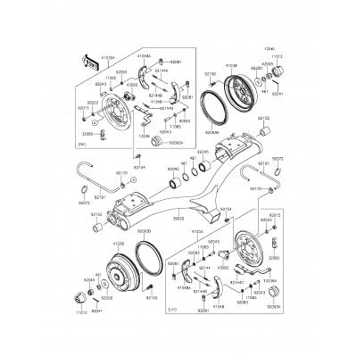 Rear Hubs/Brakes