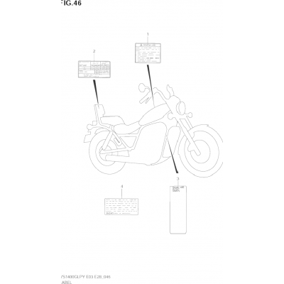 WARNING LABEL (MODEL T/V/W/X)