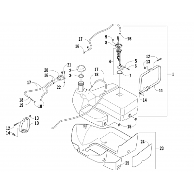 GAS TANK ASSEMBLY