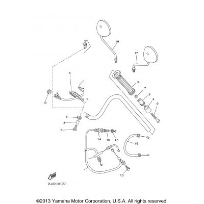 Steering Handle Cable