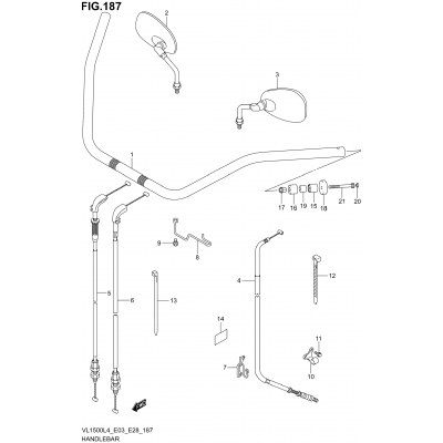 HANDLEBAR (VL1500L4 E33)