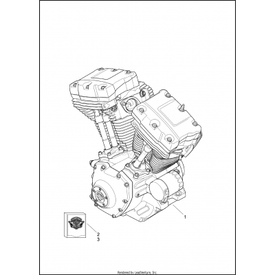 ENGINE ASSEMBLY, TWIN-COOLED™ - TWIN CAM 103™