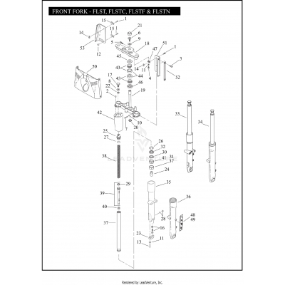 FRONT FORK - FLST, FLSTC, FLSTF & FLSTN