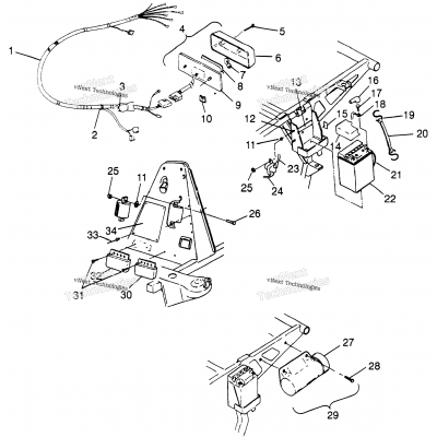 Electrical/Taillight Sport 400L & Trail Blazer W97ba25c