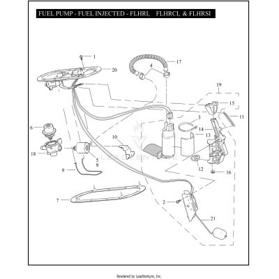 FUEL PUMP, FUEL INJECTED - FLHRI, FLHRCI & FLHRSI