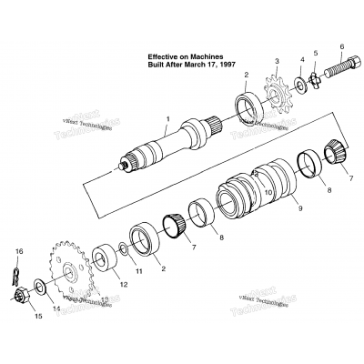 Center Tightener Scrambler 500 (4943074307B14a)