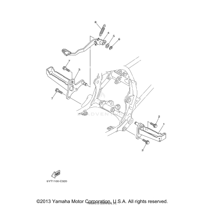 STAND FOOTREST