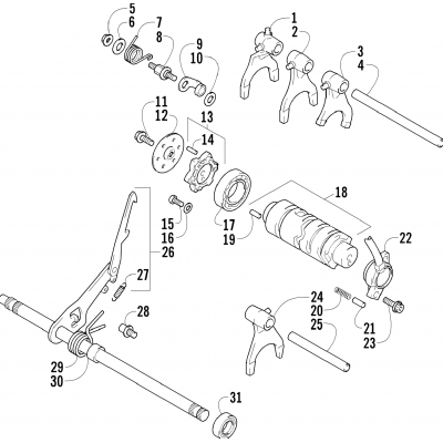 GEAR SHIFTING ASSEMBLY