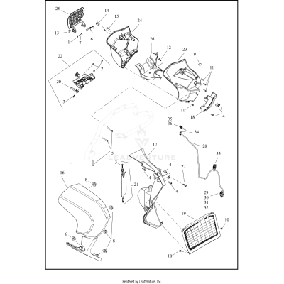 FAIRING, LOWER, RIGHT - FLHLT