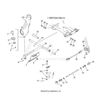 A-ARM/STRUT MOUNTING - A06CD32AA/AB/AC (4999201699920169B11)