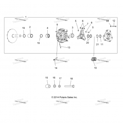 Drive Train, Primary Clutch