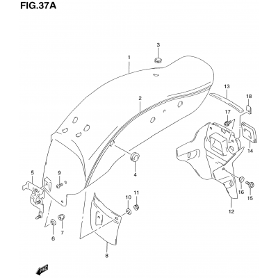 REAR FENDER (MODEL Y