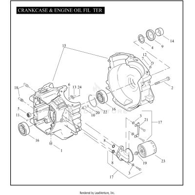CRANKCASE & ENGINE OIL FILTER -TWIN CAM 88™
