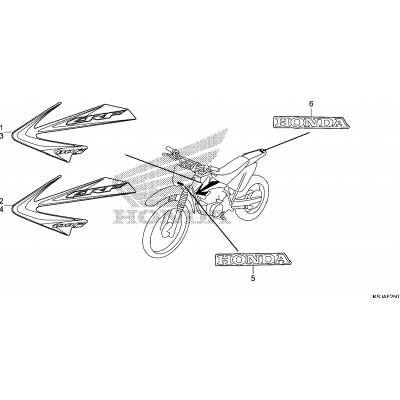 MARK / STRIPE (CRF80F'11/CRF100F'11)