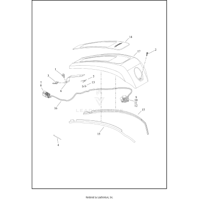 CONSOLE, FUEL TANK - FLHXS, FLTRXS, FLHXST AND FLTRXST
