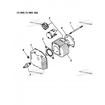 Cylinder, Cylinder Head 170-01