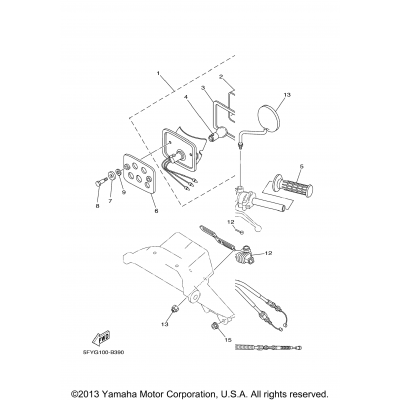 Steering Handle Cable