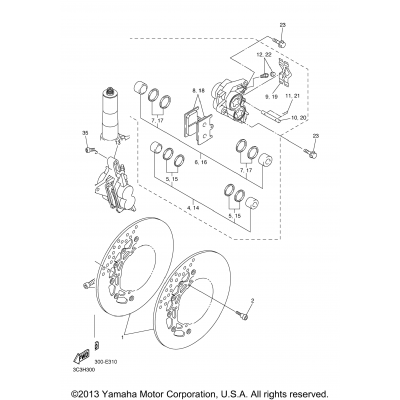 Front Brake Caliper