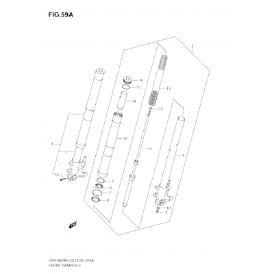 FRONT DAMPER (VZR1800ZK7/K8/NK8/ZK8/K9/NK9/ZK9)