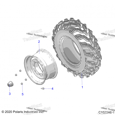 Wheels, Front Tire A23s6e57f1