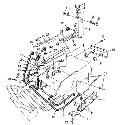 Cooling System 500 Indy 0982764(B) & Europen 500 Indy (4942104210B011)