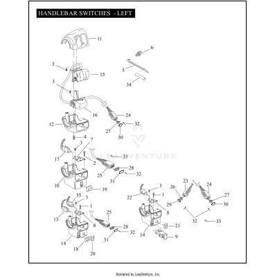 HANDLEBAR SWITCHES - LEFT