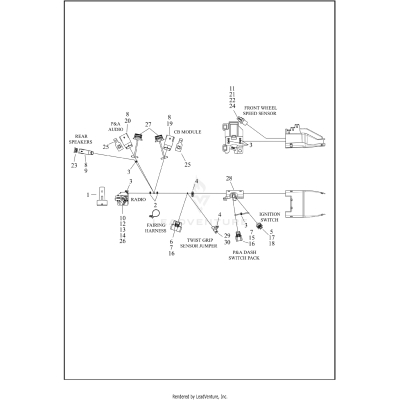 WIRING HARNESS, MAIN, ABS - FLHT, FLHX, FLHXS (2 OF 8)