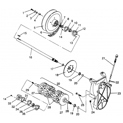 Drive Train Assembly Storm , Storm Sks 0965582, Euro Storm E965782,