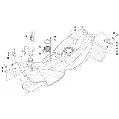 GAS TANK ASSEMBLY