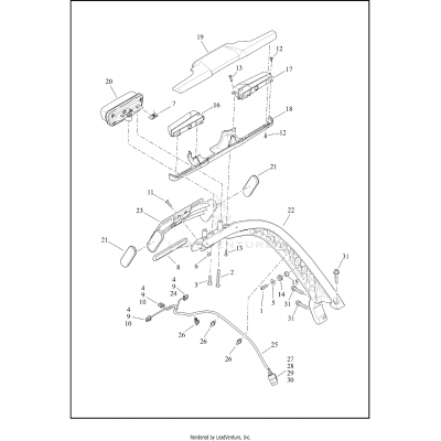 TAIL LAMP AND REAR TURN SIGNALS