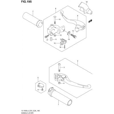 HANDLE LEVER (VL1500BL4 E28)