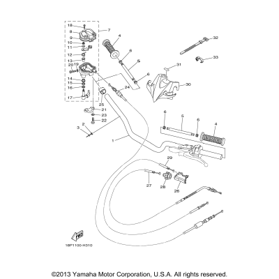 Steering Handle Cable