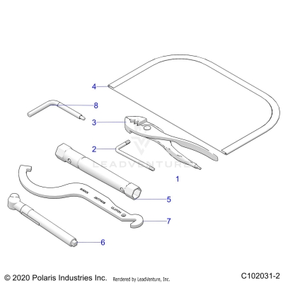 REFERENCE, TOOL KIT - A24SEE57F1/S57C1/C2/C4/F1/F2/F4/E1/E2/E4 (C102031-2)