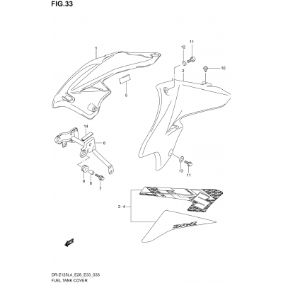 FUEL TANK COVER